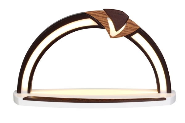 LED-Designbogen Braun/Weiß